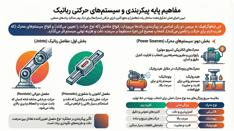 انواع رباتها بر اساس پیکربندی